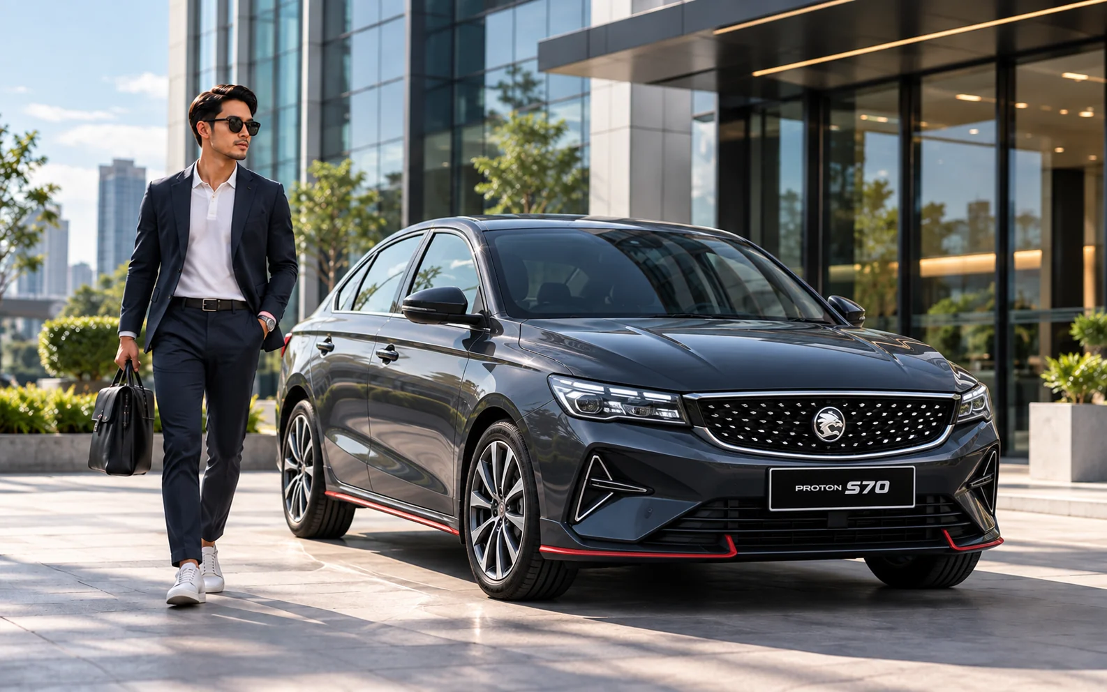 Proton S70 untuk pergi kerja dengan gaya lebih matang